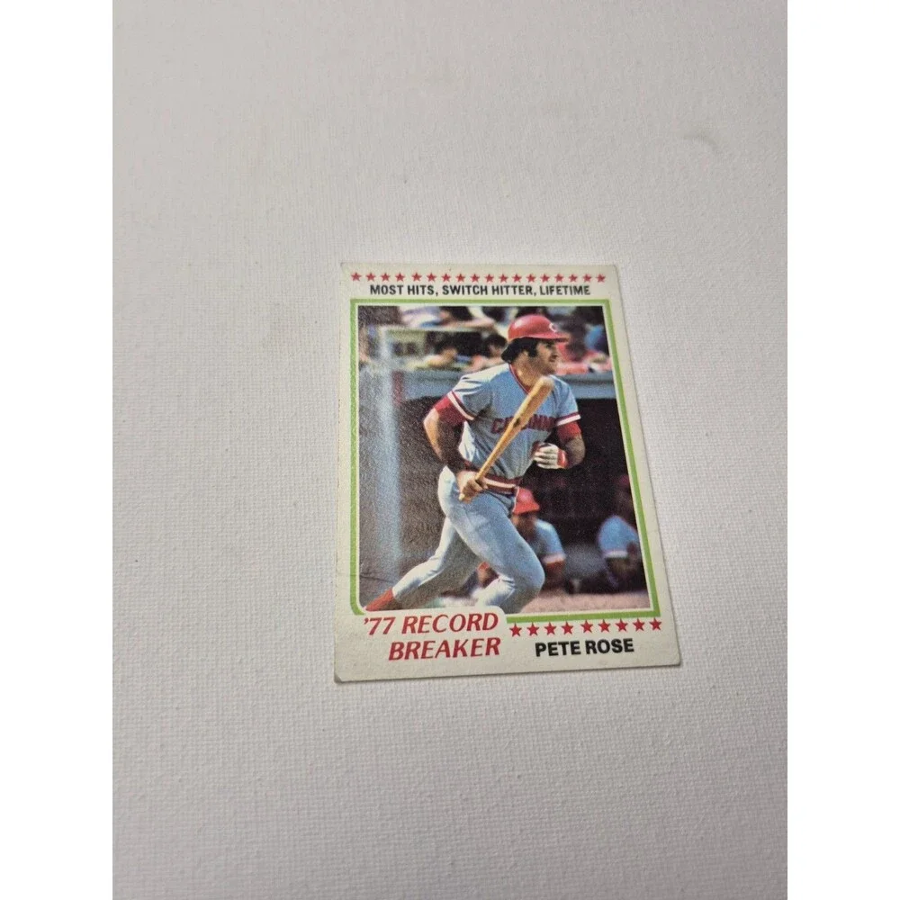 1978 Topps - Record Breaker Pete Rose #5 2 Card Lot!